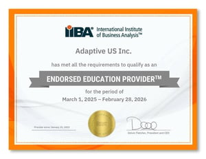 Adaptive US EEP Certificate 2025