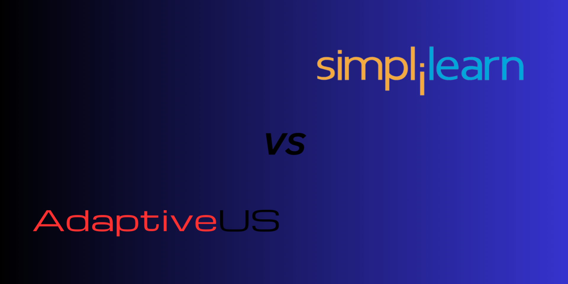 AdaptiveUS vs. Simplilearn