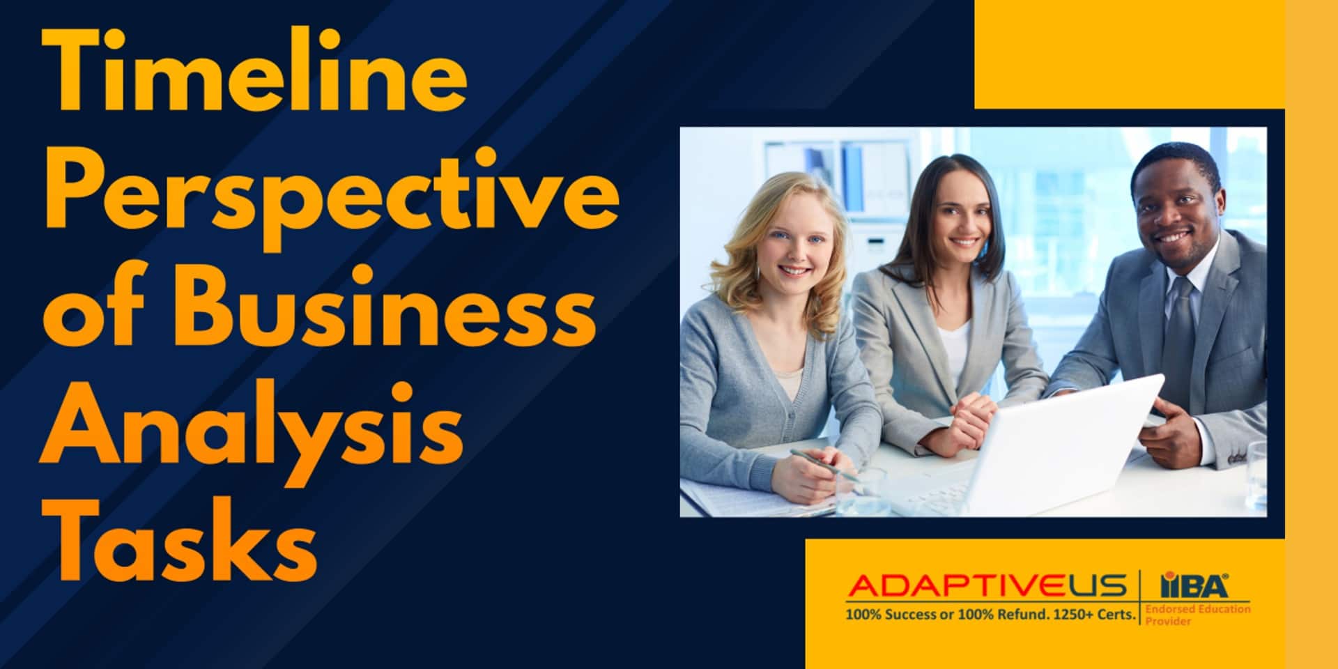 Timeline Perspective Of Business Analysis Tasks