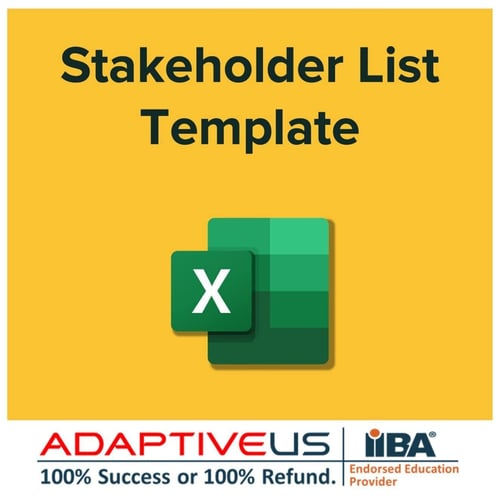 STAKEHOLDER LIST TEMPLATE